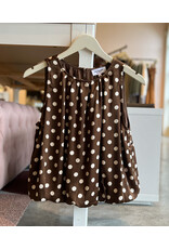 LORIA POLKA DOT SLEEVELESS BLOUSE