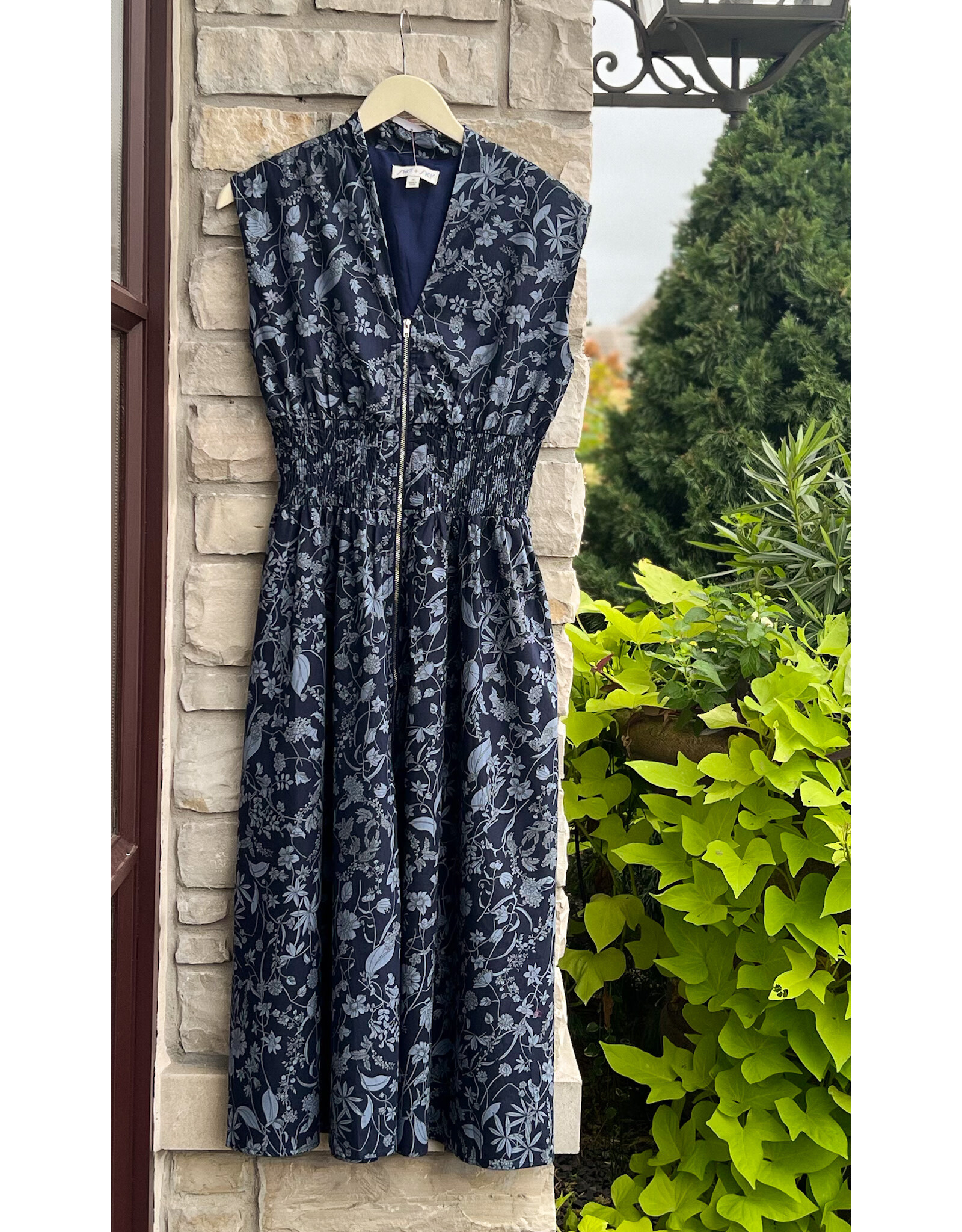 KAMRON SMOCKED WAIST MIDI DRESS