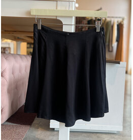 YOMAIRA FLOWY SATIN TAILORED MINI SKRT