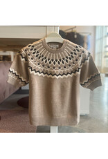 WALLACE NORDIC PATTERN SWEATER TOP