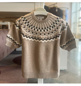 WALLACE NORDIC PATTERN SWEATER TOP