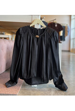 CATHEREN SATIN TOP