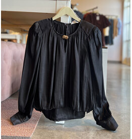 CATHEREN SATIN TOP