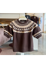 WALLACE NORDIC PATTERN SWEATER TOP