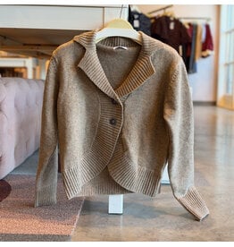 BETSY CURVED HEM CARDIGAN