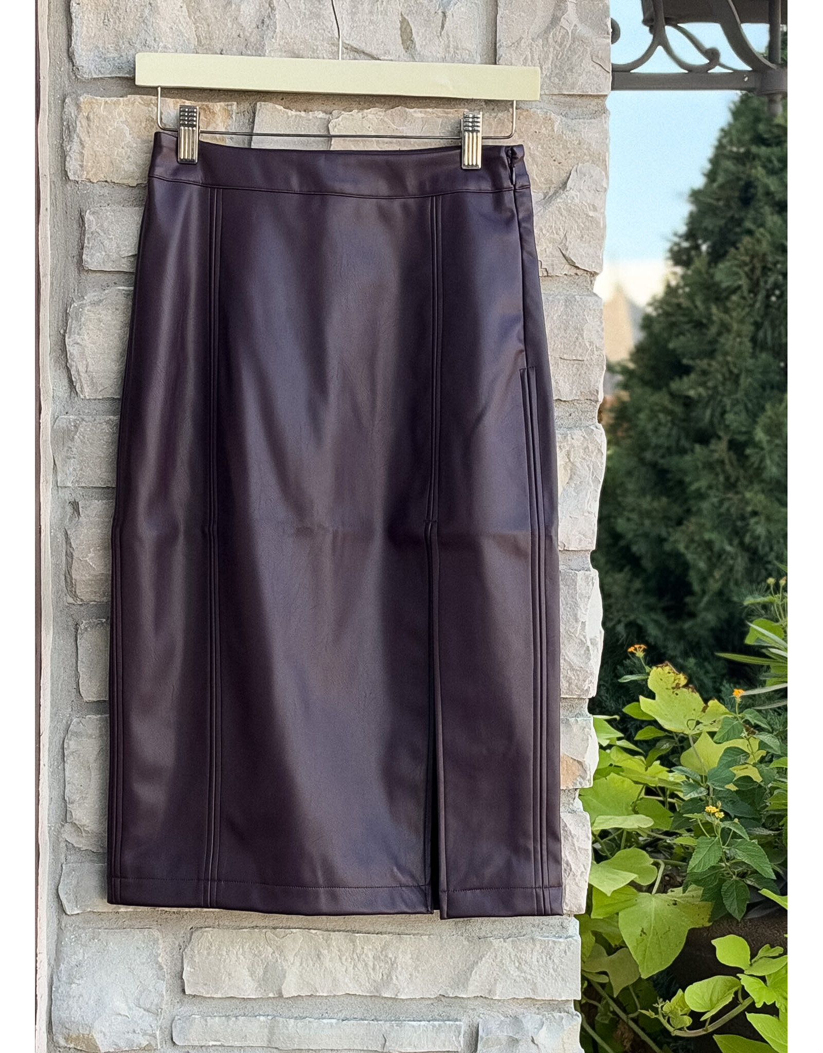 GENTLE FAWN LYDIA FAUX LEATHER SKIRT