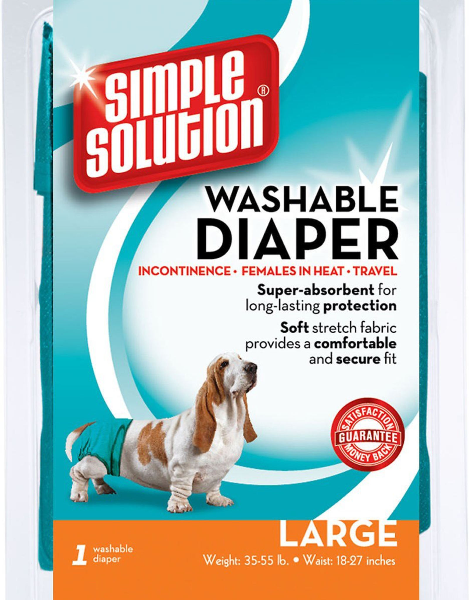 Simple Solution Washable Diaper Large Not Returnable 010279105948 Bark Ave