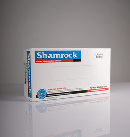 Shamrock Shamrock Latex Disposable Gloves - L - Single