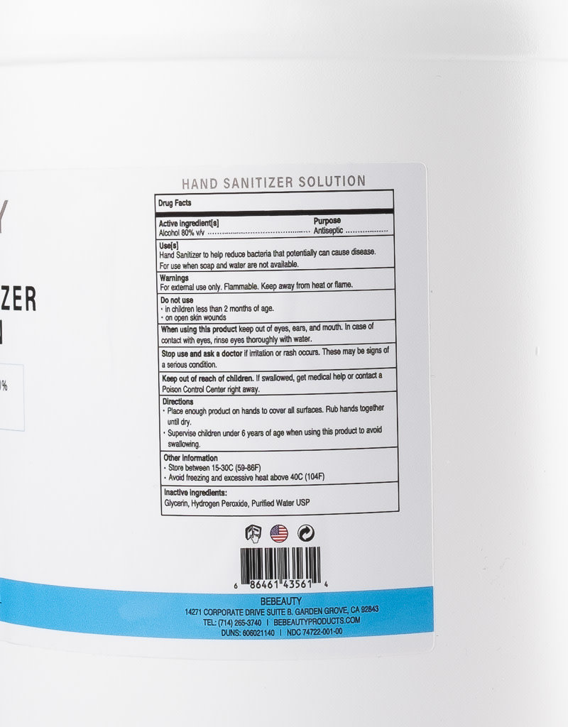 Simply Simply - 80% Alcohol - Liquid Sanitizer - 1gal