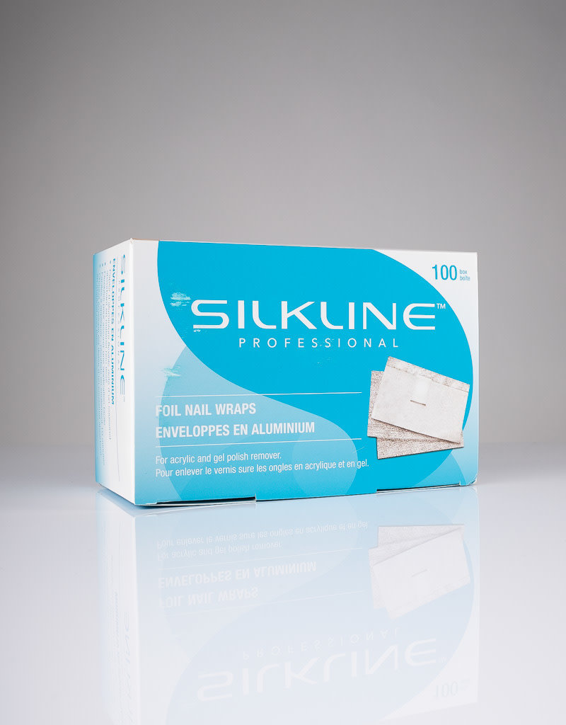 Silkline Silkline Foil Nail Wraps - 100pc