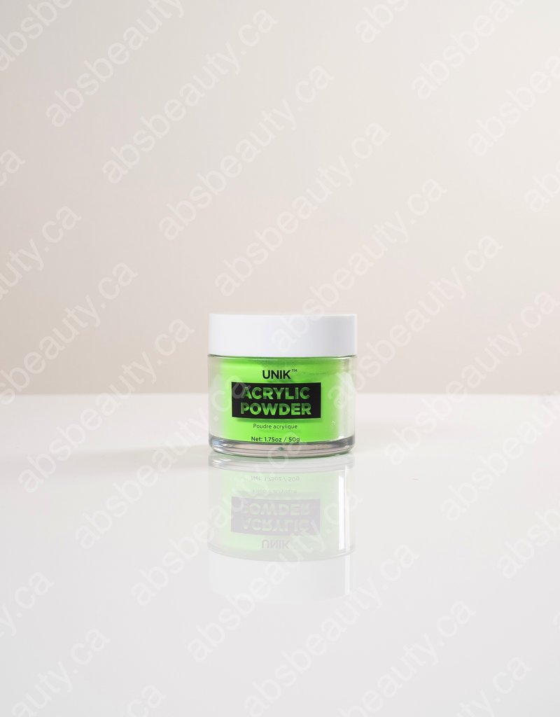 Unik Unik Acrylic Powder - Bright Green PDR -  1.75oz