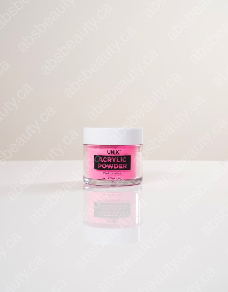 Unik Unik Acrylic Powder - Neon Pink - 1.75oz