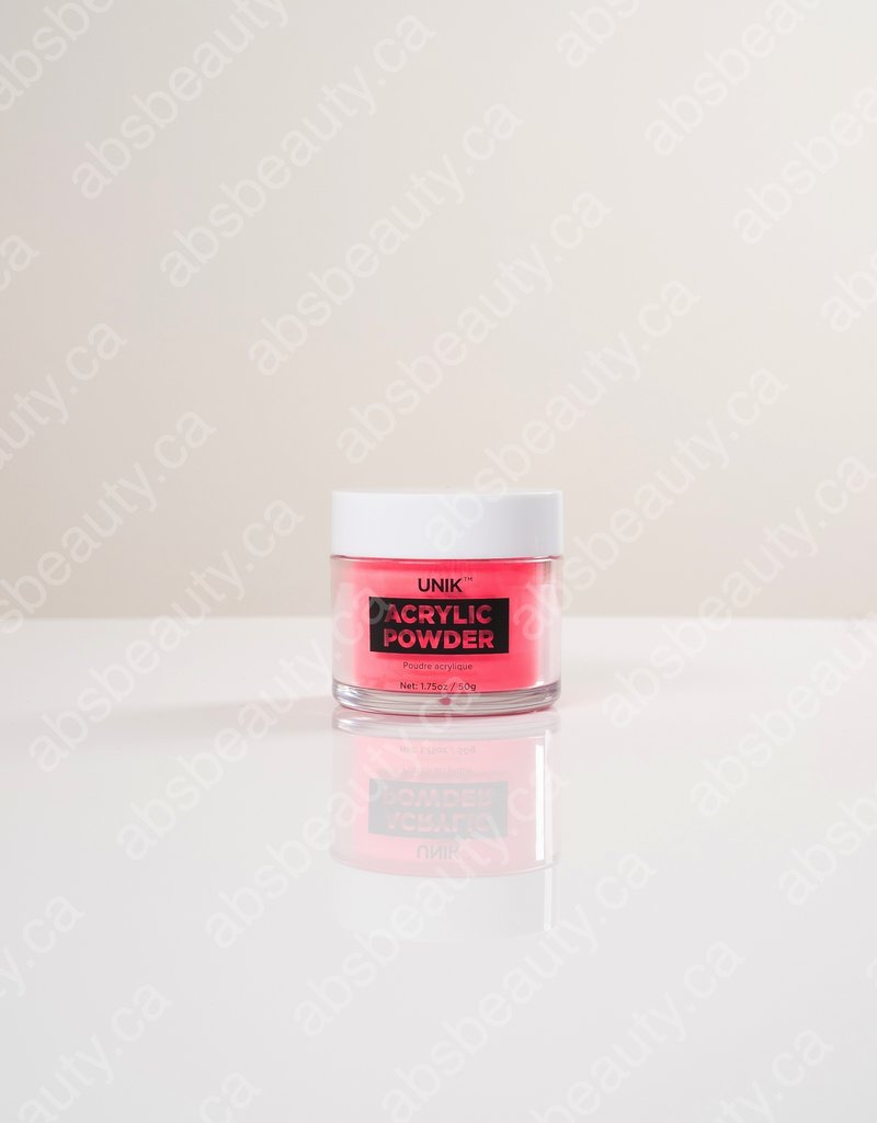 Unik Unik Acrylic Powder - Bright Pink/Orange NC - 1.75oz