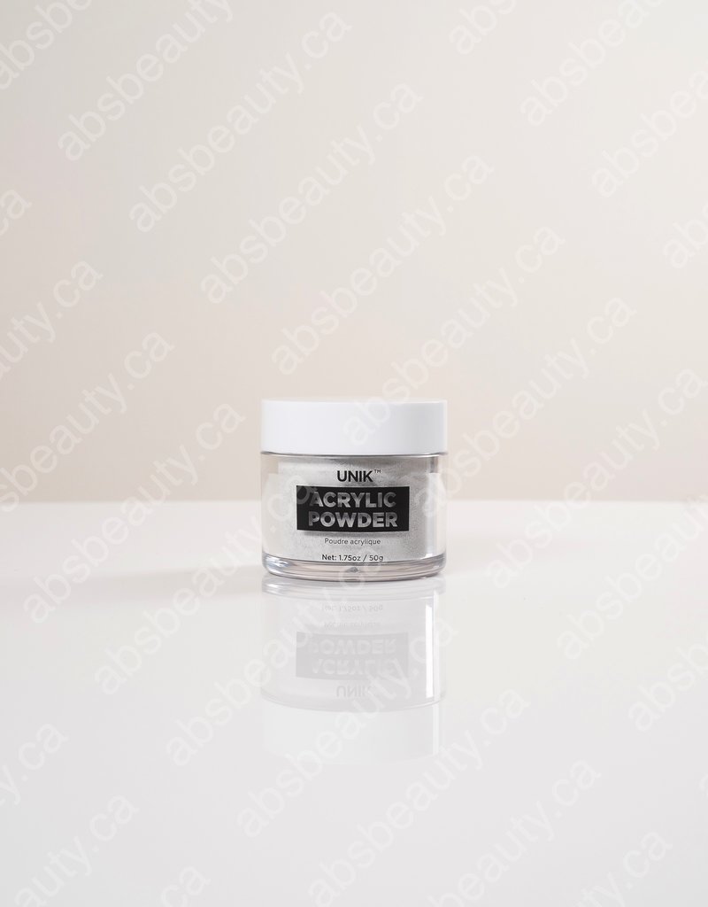 Unik Unik Acrylic Powder - Silver Shimmer - 1.75oz