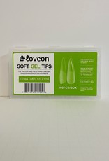 Loveon Loveon Soft Gel  Tips - Extra Long Stiletto 360pc.