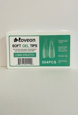 Loveon Loveon Soft Gel  Tips - Long Stiletto 504pc.