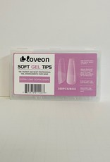 Loveon Loveon Soft Gel  Tips - Extra Long Coffin Shape 360pc.