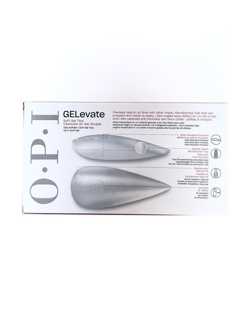 OPI OPI Gelevate SGT-Medium Stiletto -640 Tips- 16 sizes