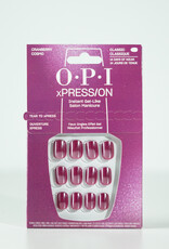 OPI xPression - Cranberry Cosmo- Glue/File/Pusher