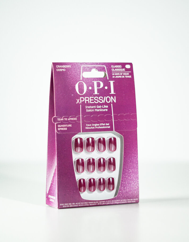 OPI xPression - Cranberry Cosmo- Glue/File/Pusher
