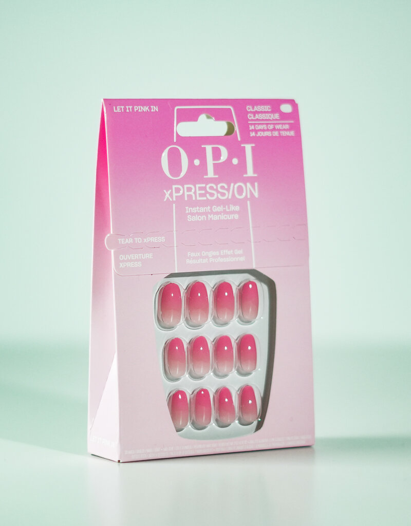 OPI OPI xPression - Let It Pink In- Glue/File/Pusher