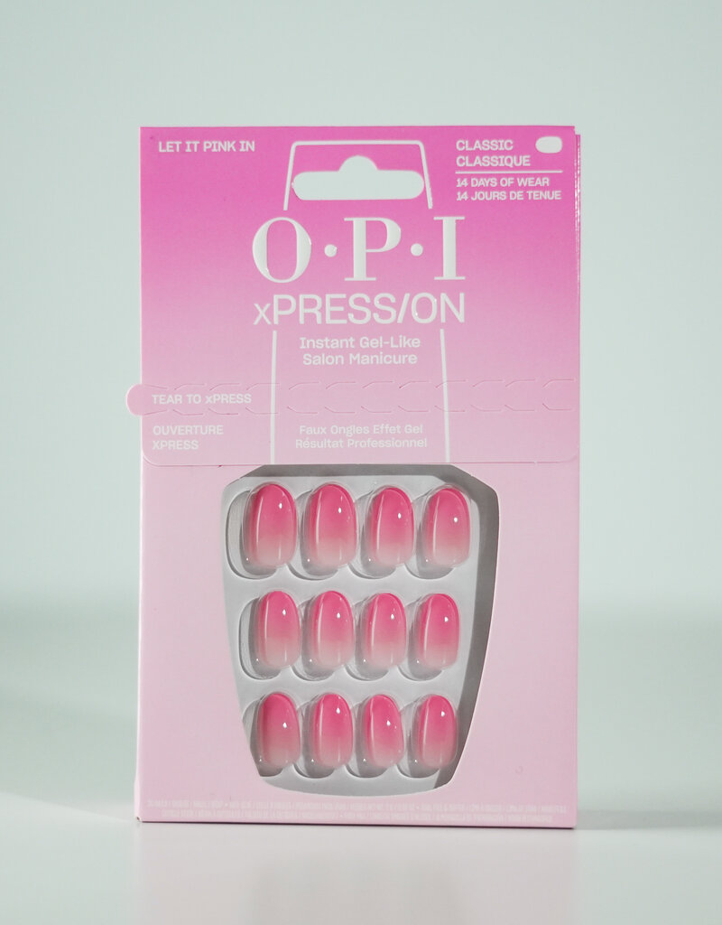 OPI OPI xPression - Let It Pink In- Glue/File/Pusher