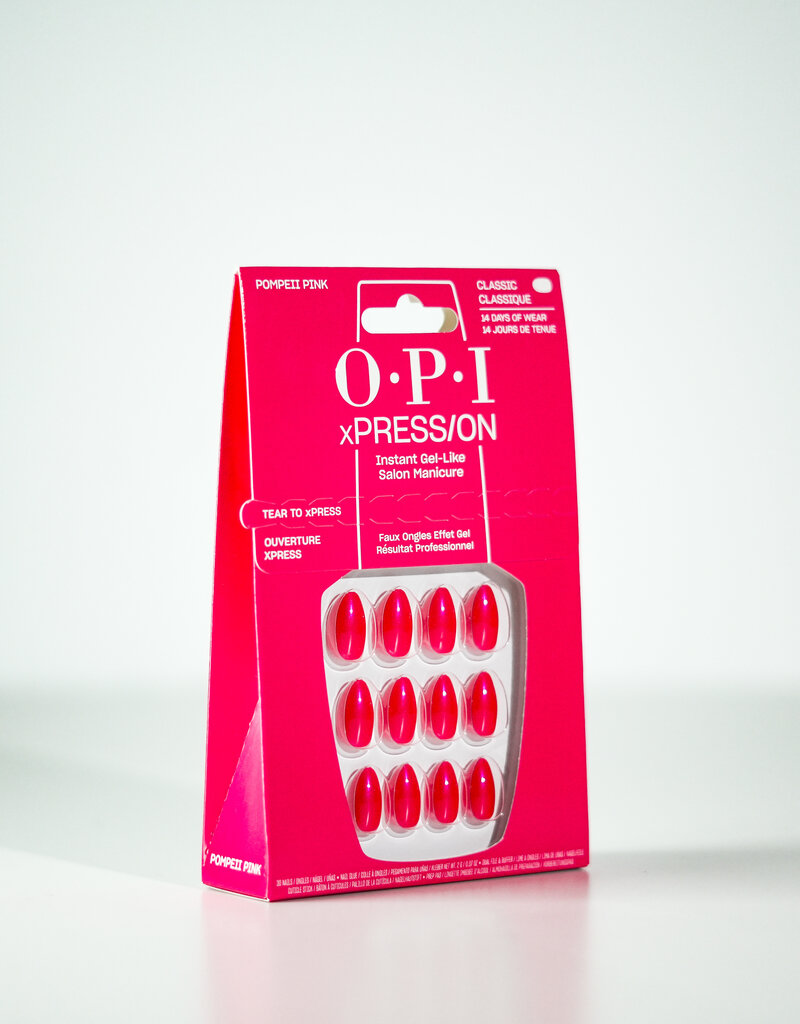 OPI OPI xPression - Pompeii Pink- Glue/File/Pusher