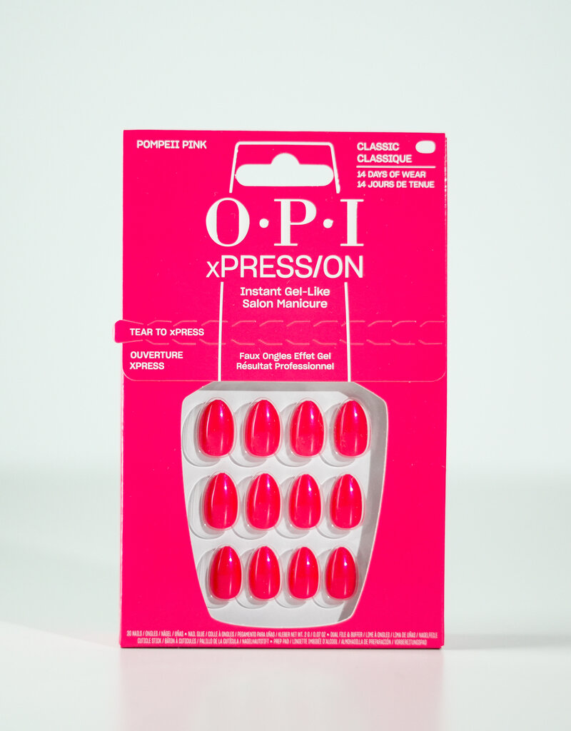 OPI OPI xPression - Pompeii Pink- Glue/File/Pusher