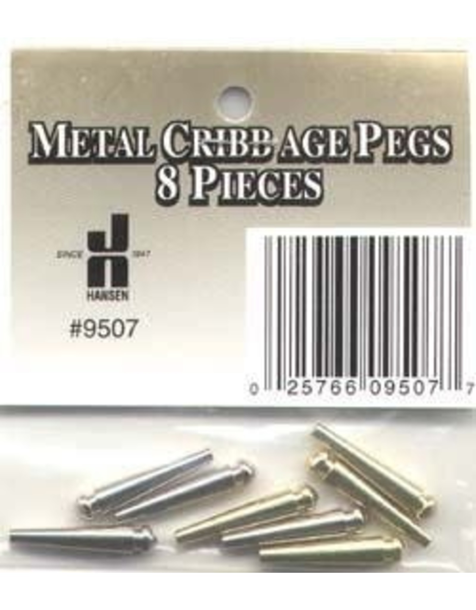 Cribbage Metal Pegs (8 per Bag)