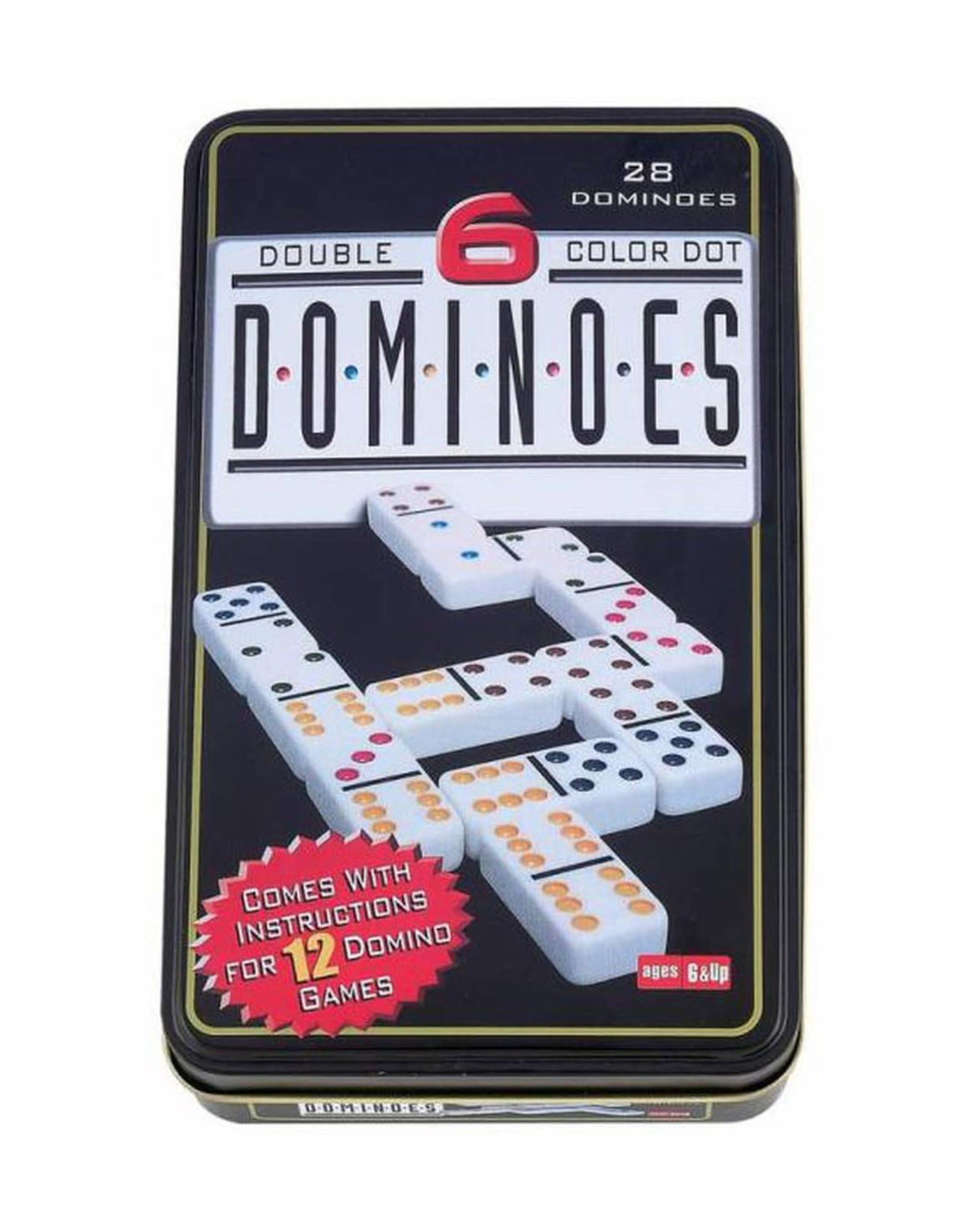 Double 6 Dominoes (tin)