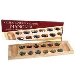Mancala with Glass Beads