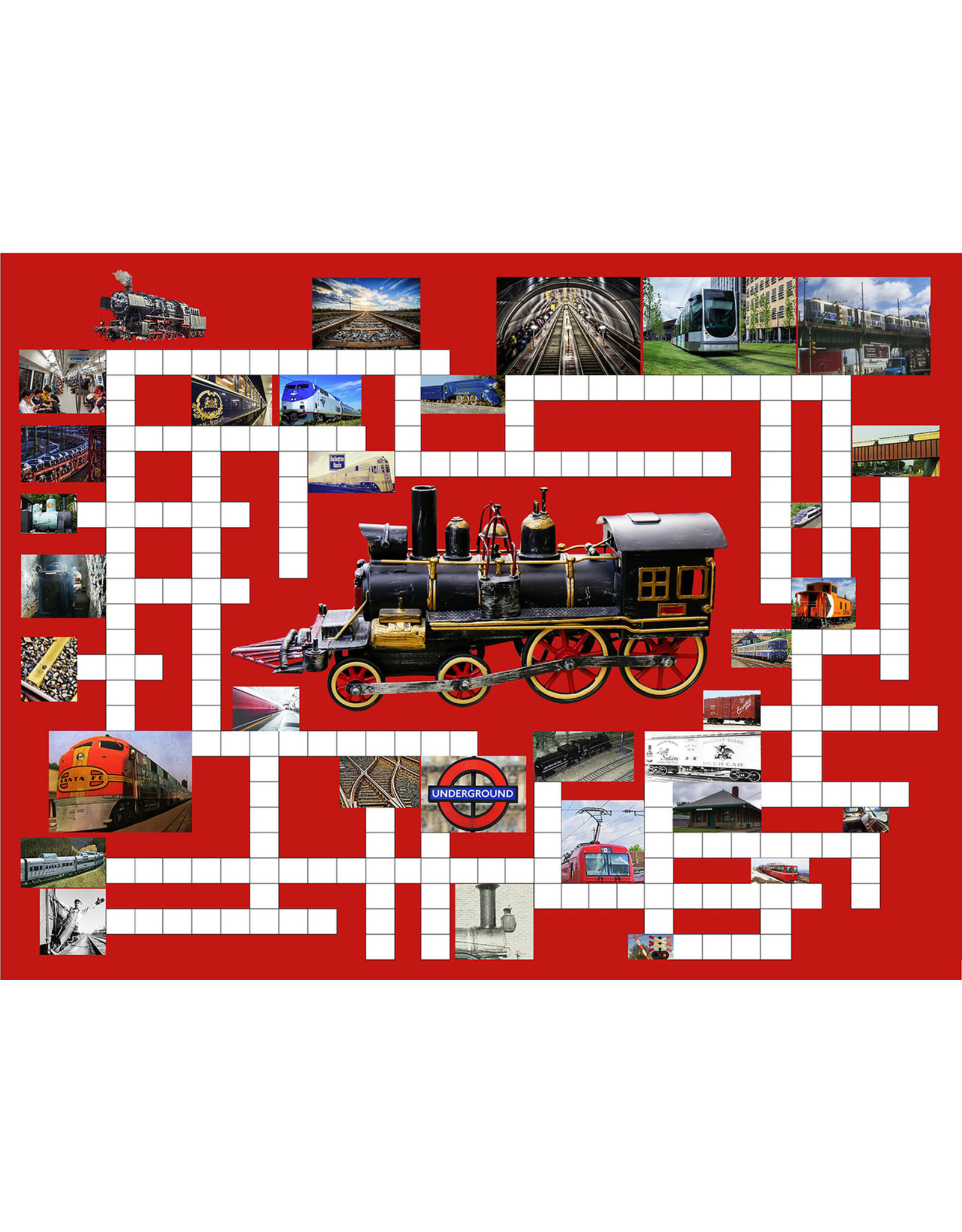 Riding the Rails: 2 Classic Puzzles in 1 500 pc