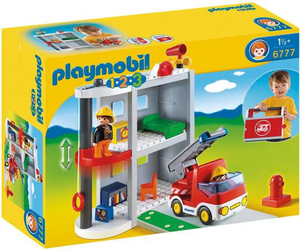 take along fire station playset