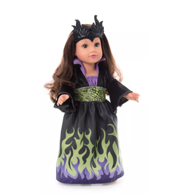 Doll Dress Dragon Queen with Soft Crown