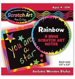 Rainbow Mini Scratch Art Notes