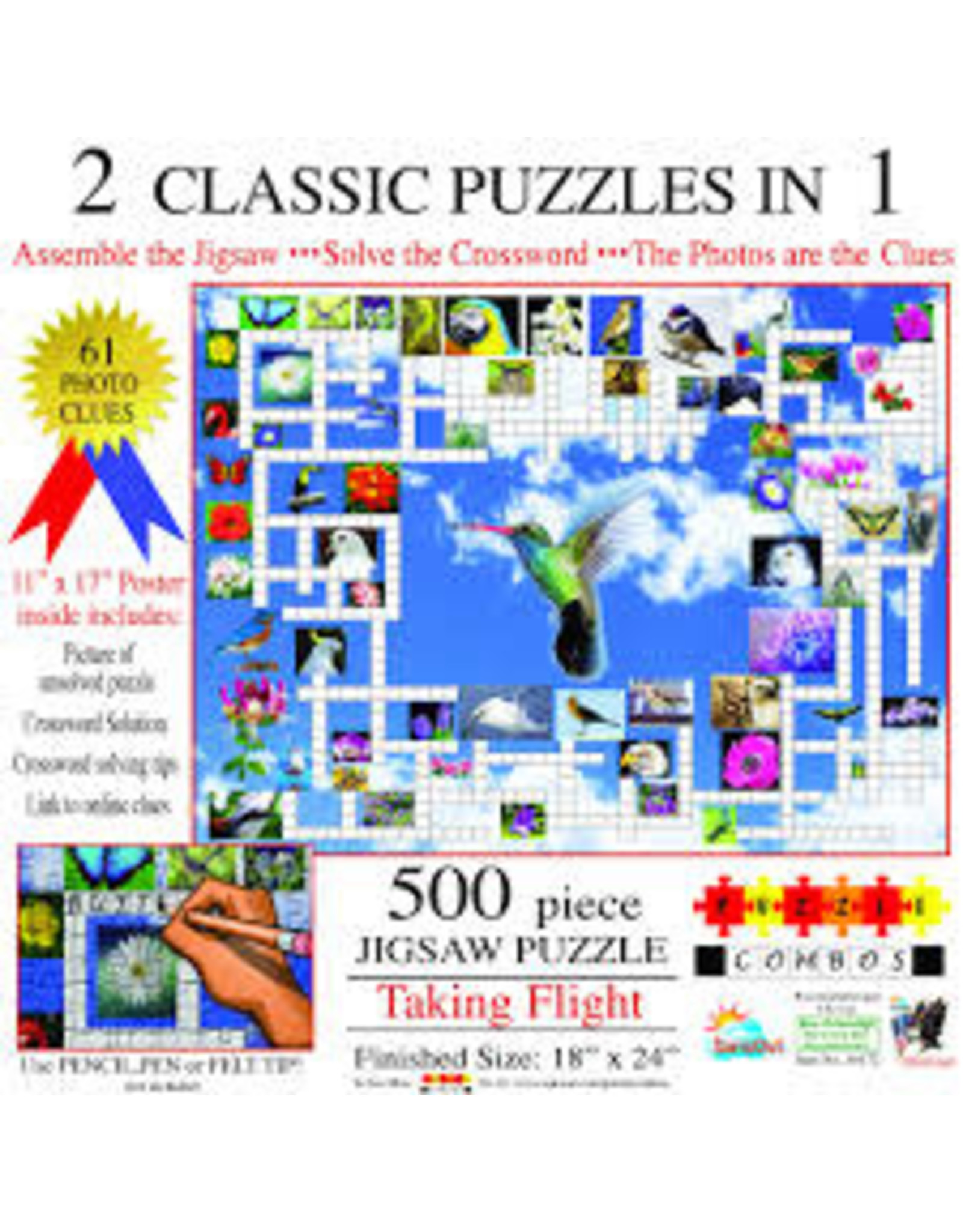 Taking Flight: 2 Classic Puzzles in 1 500 pc