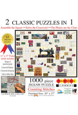 Counting Stitches: 2 Classic Puzzles in 1 1000 pc