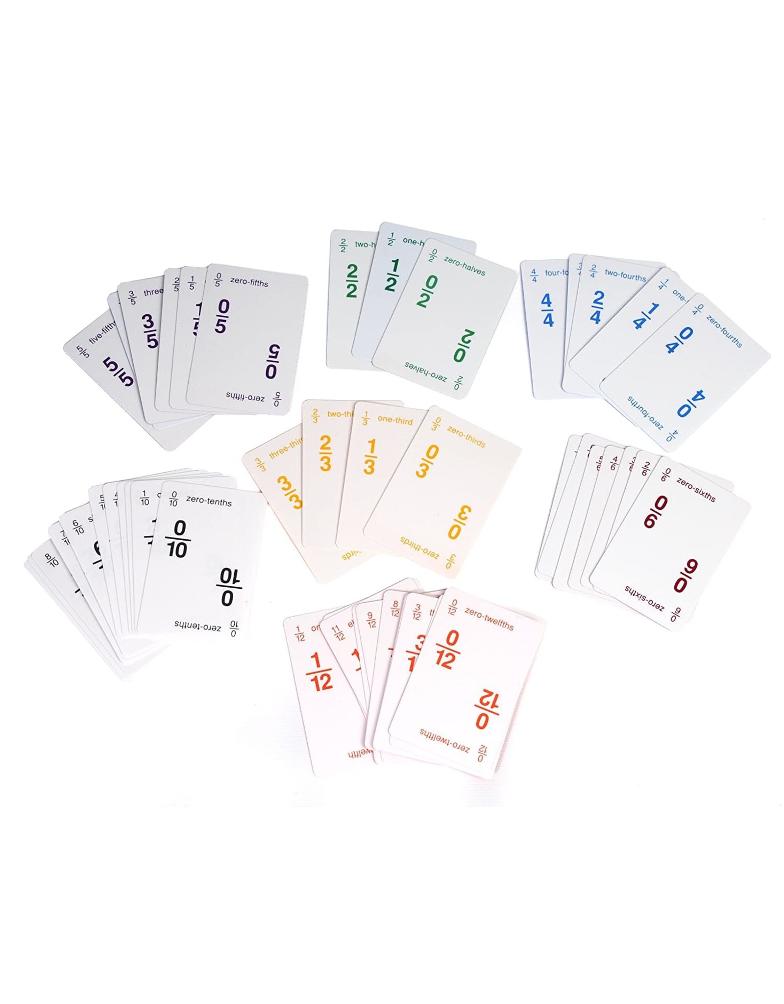 Fraction Bars Playing Cards