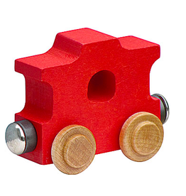 Name Train Caboose -Red