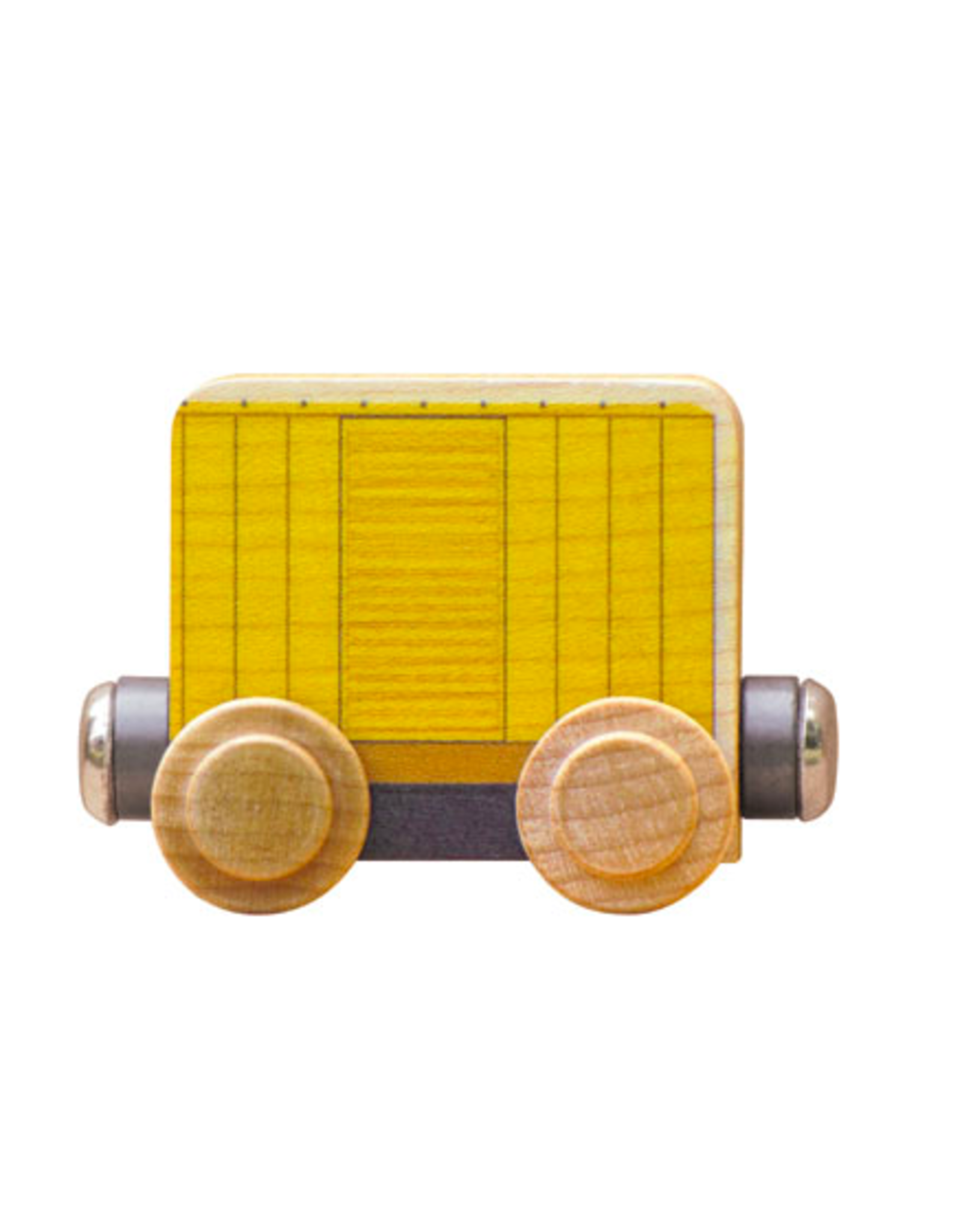 Name Train Box Car - Yellow