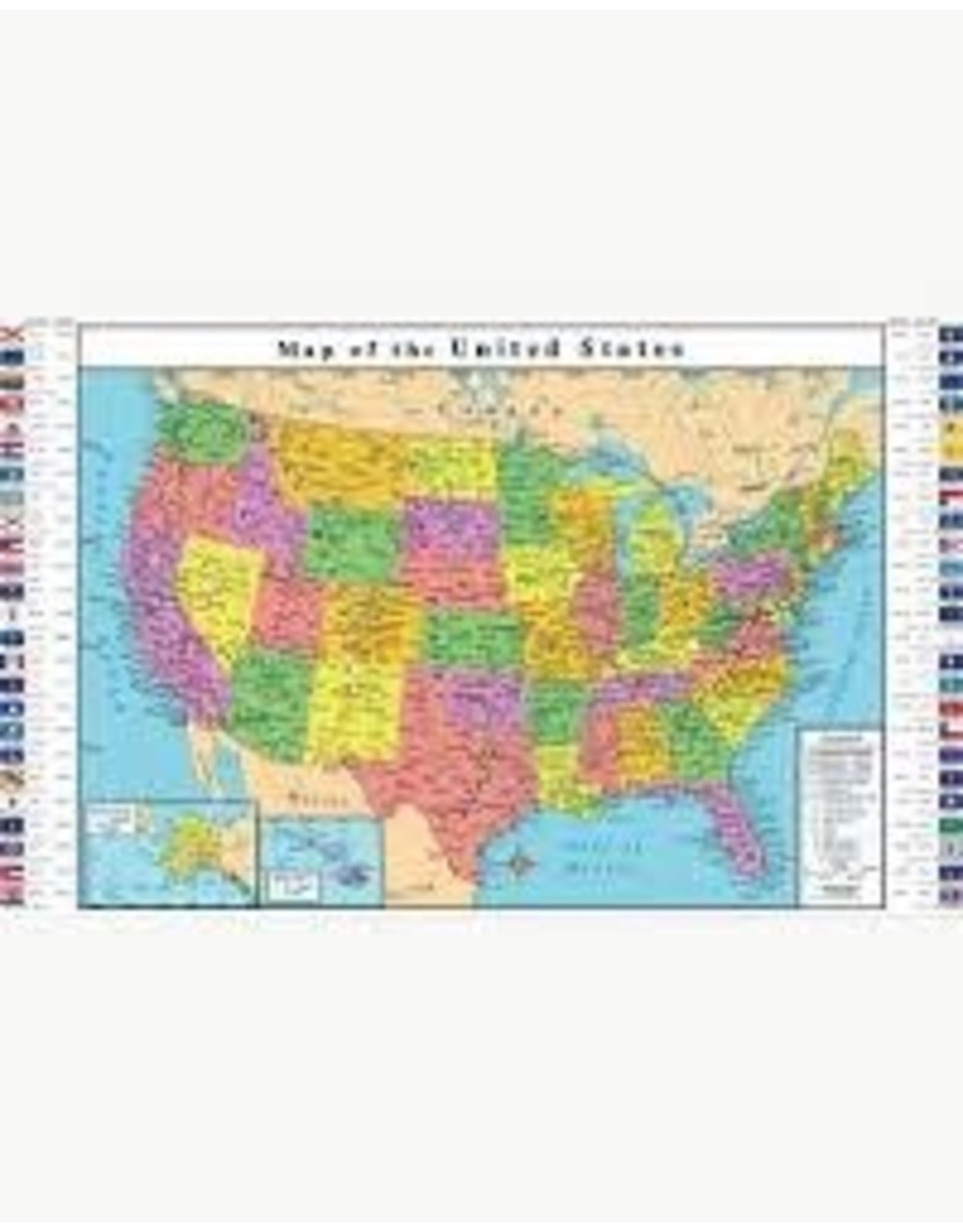 33" x 49" US Map