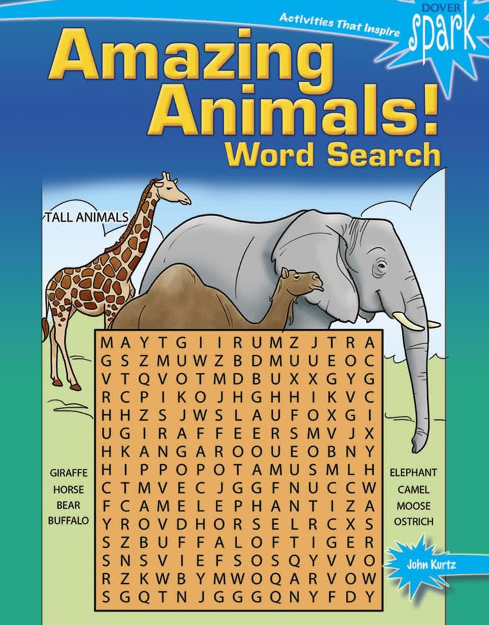 Easy Animal Word Search Free Printable