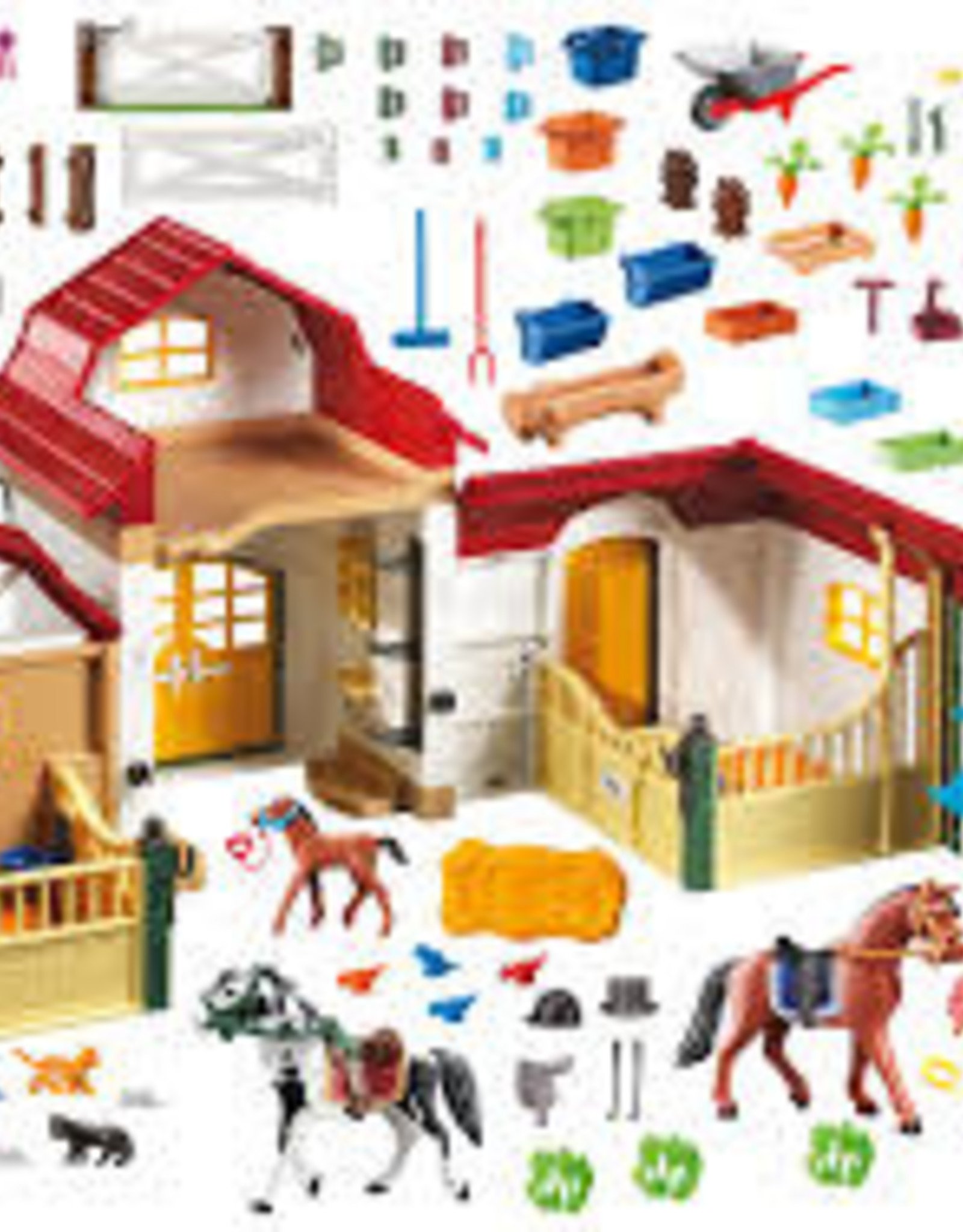 playmobil horse tack shop