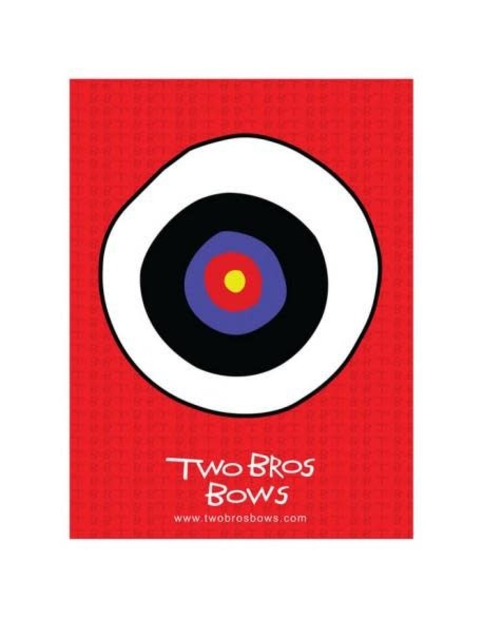 Tie Dye Bow, 2 Arrows and Small Bullseye