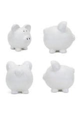 White Large Piggy Bank