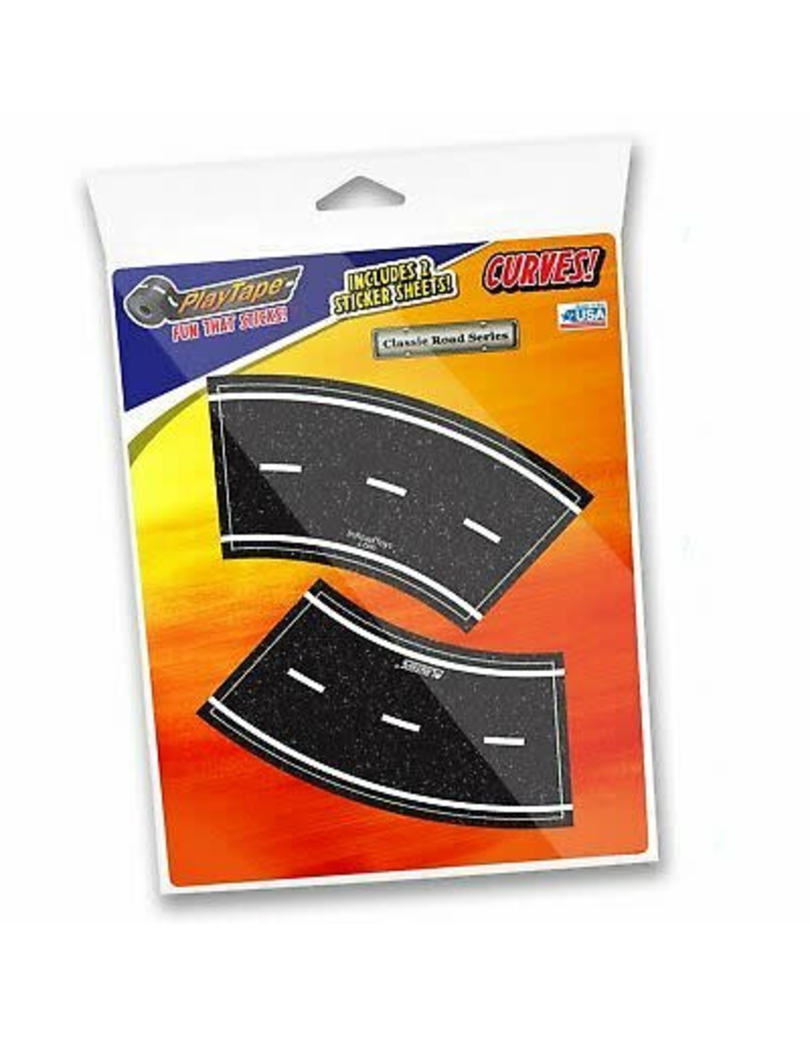 2' Road Curves w/Clip Strip