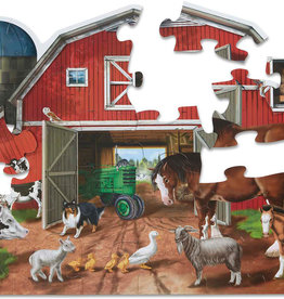 32 pieces Busy Barn Shaped Floor Puzzle