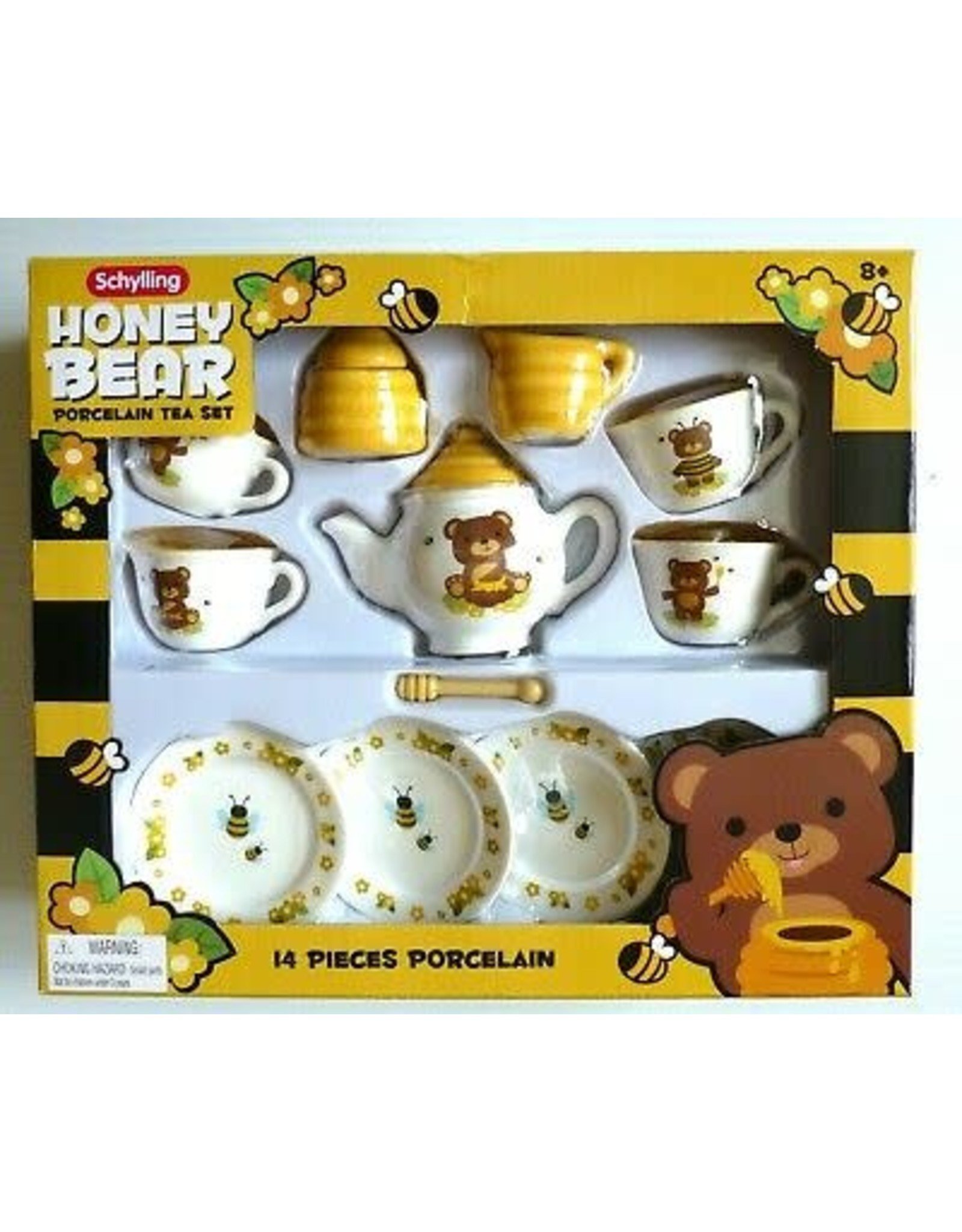 honey bear porcelain tea set