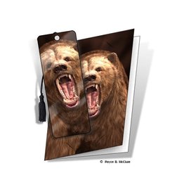 Grizzley Card and 3D Bookmark