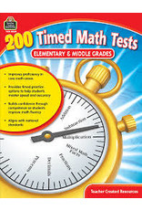 200 Timed Math Tests Elementary & Middle School